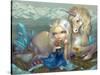 Fiona and the Unicorn-Jasmine Becket-Griffith-Stretched Canvas