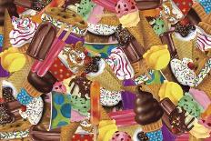 Ice Cream Collage-Fiona Stokes-Gilbert-Giclee Print