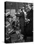 Fiorello La Guardia (1882-1947) Smashing Confiscated Slot Machines, 1934 (B/W Photo)-American Photographer-Stretched Canvas