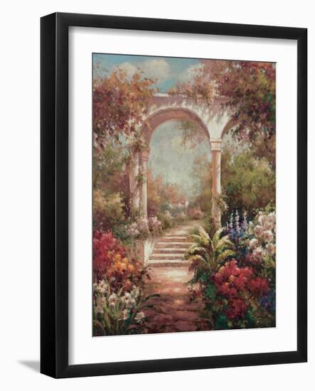 Fiorenza's Garden-James Reed-Framed Art Print