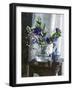 Fiori Blu e Sgabello-Danka Weitzen-Framed Giclee Print