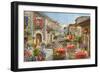 Fiori Caffes-Nicky Boehme-Framed Giclee Print