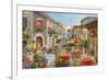 Fiori Caffes-Nicky Boehme-Framed Giclee Print