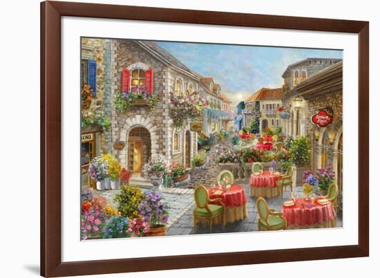 Fiori Caffes-Nicky Boehme-Framed Giclee Print