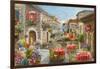 Fiori Caffes-Nicky Boehme-Framed Giclee Print