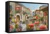 Fiori Caffes-Nicky Boehme-Framed Stretched Canvas
