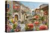 Fiori Caffes-Nicky Boehme-Stretched Canvas