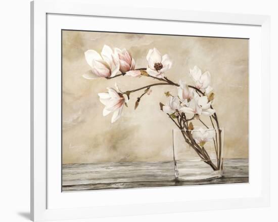 Fiori di magnolia-Cristina Mavaracchio-Framed Art Print