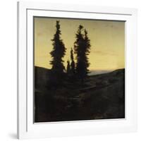 Fir Trees, 1849-Arnold Böcklin-Framed Giclee Print