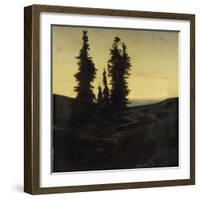 Fir Trees, 1849-Arnold Böcklin-Framed Giclee Print