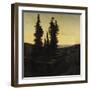 Fir Trees, 1849-Arnold Böcklin-Framed Giclee Print