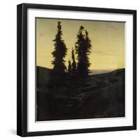 Fir Trees, 1849-Arnold Böcklin-Framed Giclee Print