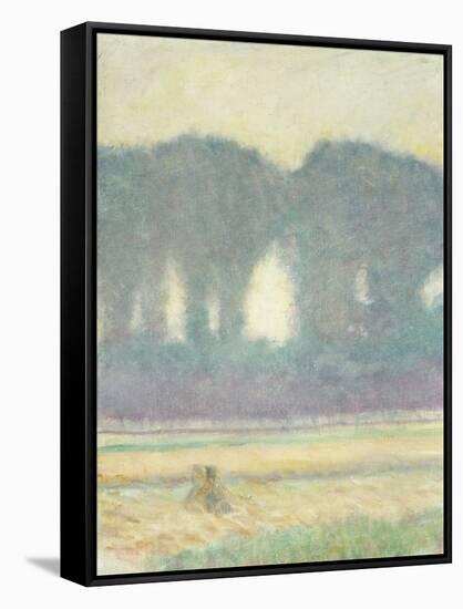 Fir Trees and a Corn Field, 1908-Auguste Macke-Framed Stretched Canvas