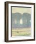 Fir Trees and a Corn Field, 1908-Auguste Macke-Framed Giclee Print
