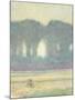 Fir Trees and a Corn Field, 1908-Auguste Macke-Mounted Giclee Print