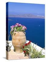 Fira, Island of Santorini (Thira), Cyclades Islands, Aegean, Greek Islands, Greece, Europe-Sergio Pitamitz-Stretched Canvas