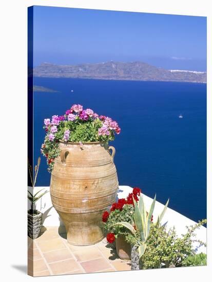 Fira, Island of Santorini (Thira), Cyclades Islands, Aegean, Greek Islands, Greece, Europe-Sergio Pitamitz-Stretched Canvas