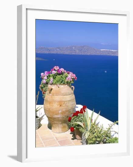 Fira, Island of Santorini (Thira), Cyclades Islands, Aegean, Greek Islands, Greece, Europe-Sergio Pitamitz-Framed Photographic Print