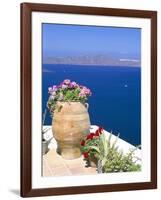 Fira, Island of Santorini (Thira), Cyclades Islands, Aegean, Greek Islands, Greece, Europe-Sergio Pitamitz-Framed Photographic Print