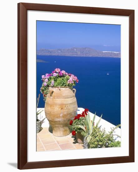 Fira, Island of Santorini (Thira), Cyclades Islands, Aegean, Greek Islands, Greece, Europe-Sergio Pitamitz-Framed Photographic Print