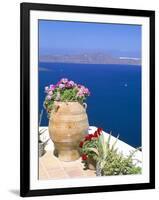 Fira, Island of Santorini (Thira), Cyclades Islands, Aegean, Greek Islands, Greece, Europe-Sergio Pitamitz-Framed Photographic Print