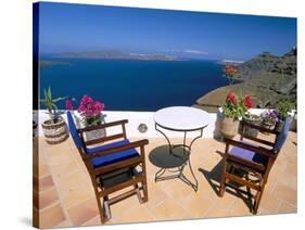 Fira, Island of Santorini (Thira), Cyclades Islands, Aegean, Greek Islands, Greece, Europe-Sergio Pitamitz-Stretched Canvas