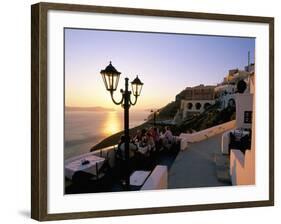 Fira, Island of Santorini (Thira), Cyclades Islands, Aegean, Greek Islands, Greece, Europe-Sergio Pitamitz-Framed Photographic Print