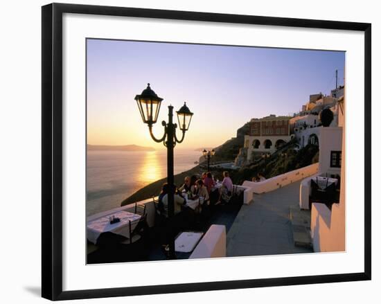 Fira, Island of Santorini (Thira), Cyclades Islands, Aegean, Greek Islands, Greece, Europe-Sergio Pitamitz-Framed Photographic Print