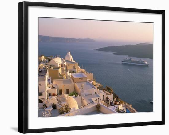 Fira, Island of Santorini (Thira), Cyclades Islands, Aegean, Greek Islands, Greece, Europe-Sergio Pitamitz-Framed Photographic Print