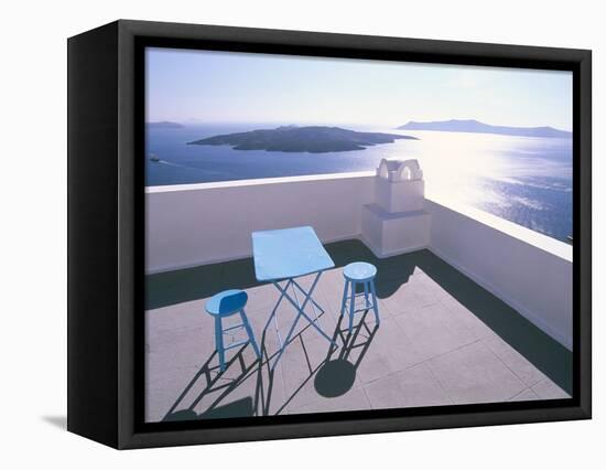 Fira, Island of Santorini (Thira), Cyclades Islands, Aegean, Greek Islands, Greece, Europe-Sergio Pitamitz-Framed Stretched Canvas