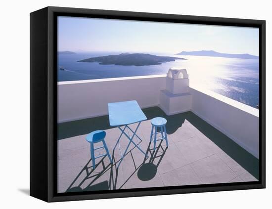 Fira, Island of Santorini (Thira), Cyclades Islands, Aegean, Greek Islands, Greece, Europe-Sergio Pitamitz-Framed Stretched Canvas