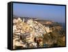 Fira, Island of Santorini (Thira), Cyclades Islands, Aegean, Greek Islands, Greece, Europe-Sergio Pitamitz-Framed Stretched Canvas