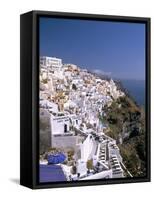 Fira, Island of Santorini (Thira), Cyclades Islands, Aegean, Greek Islands, Greece, Europe-Sergio Pitamitz-Framed Stretched Canvas