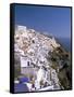 Fira, Island of Santorini (Thira), Cyclades Islands, Aegean, Greek Islands, Greece, Europe-Sergio Pitamitz-Framed Stretched Canvas