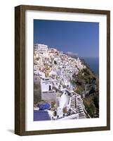 Fira, Island of Santorini (Thira), Cyclades Islands, Aegean, Greek Islands, Greece, Europe-Sergio Pitamitz-Framed Photographic Print