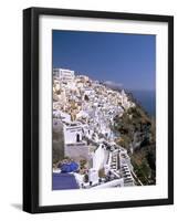 Fira, Island of Santorini (Thira), Cyclades Islands, Aegean, Greek Islands, Greece, Europe-Sergio Pitamitz-Framed Photographic Print