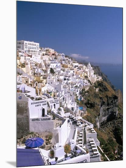 Fira, Island of Santorini (Thira), Cyclades Islands, Aegean, Greek Islands, Greece, Europe-Sergio Pitamitz-Mounted Photographic Print