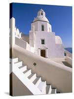 Fira, Island of Santorini (Thira), Cyclades Islands, Aegean, Greek Islands, Greece, Europe-Sergio Pitamitz-Stretched Canvas