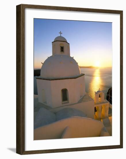 Fira, Island of Santorini (Thira), Cyclades Islands, Aegean, Greek Islands, Greece, Europe-Sergio Pitamitz-Framed Photographic Print