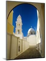 Fira, Santorini, Cyclades Islands, Greece, Europe-Lee Frost-Mounted Photographic Print