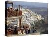 Fira, Santorini, Cyclades Islands, Greek Islands, Greece, Europe-Hans Peter Merten-Stretched Canvas