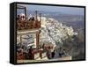 Fira, Santorini, Cyclades Islands, Greek Islands, Greece, Europe-Hans Peter Merten-Framed Stretched Canvas