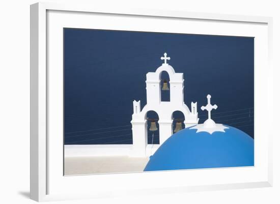 Fira, Santorini (Thira), Cyclades, Greek Islands, Greece, Europe-Angelo Cavalli-Framed Photographic Print