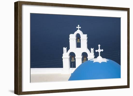 Fira, Santorini (Thira), Cyclades, Greek Islands, Greece, Europe-Angelo Cavalli-Framed Photographic Print