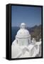 Fira, Santorini (Thira), Cyclades, Greek Islands, Greece, Europe-Angelo Cavalli-Framed Stretched Canvas