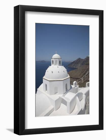 Fira, Santorini (Thira), Cyclades, Greek Islands, Greece, Europe-Angelo Cavalli-Framed Photographic Print