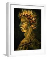 Fire, 1566-Giuseppe Arcimboldo-Framed Giclee Print