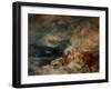 Fire Aboard Ship-J. M. W. Turner-Framed Giclee Print