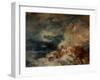 Fire Aboard Ship-J. M. W. Turner-Framed Giclee Print