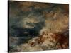 Fire Aboard Ship-J. M. W. Turner-Stretched Canvas